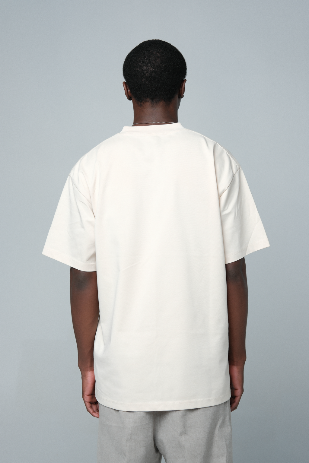 OTD Premium Embroidered Tee Beige