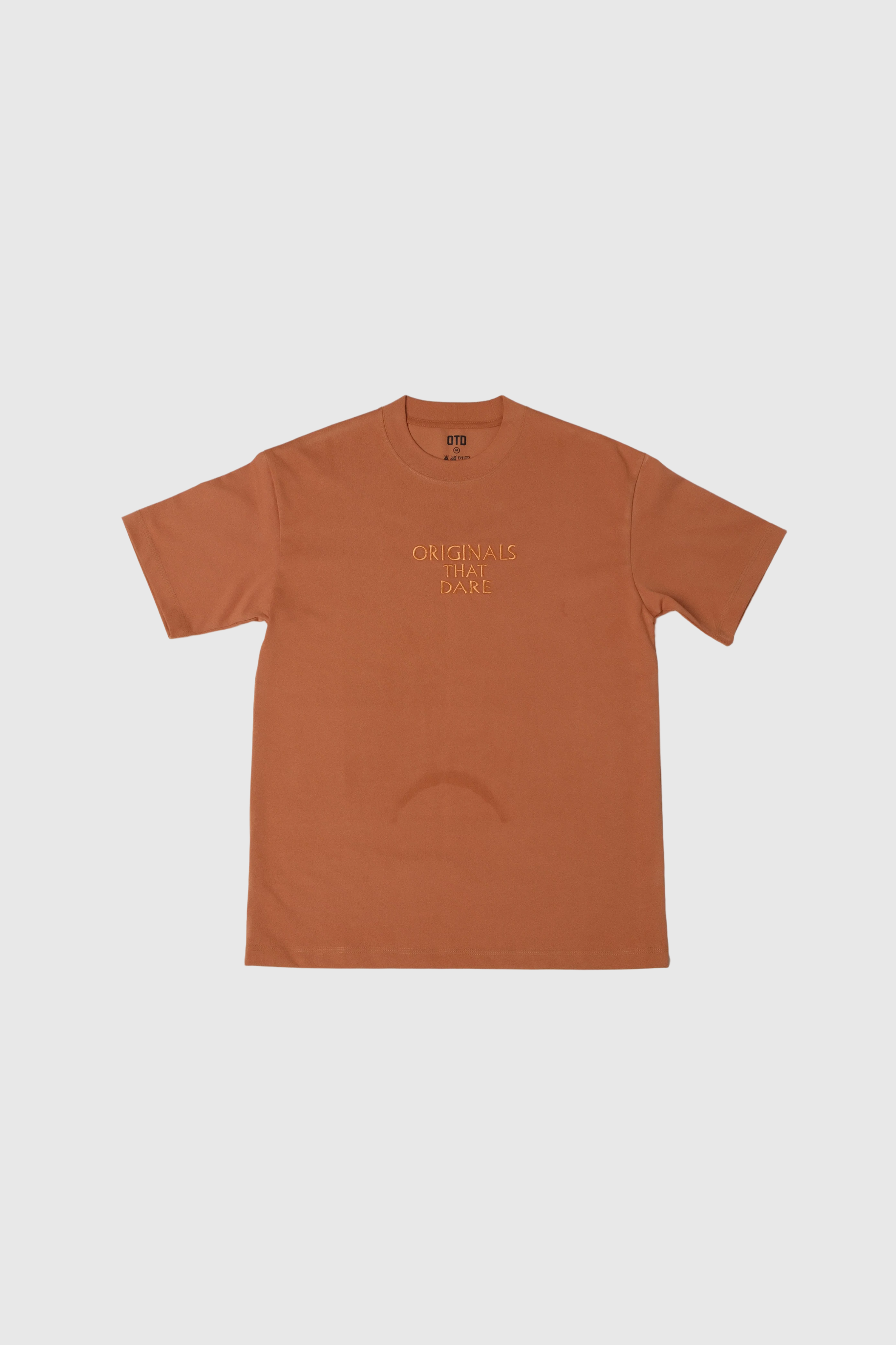 OTD Premium Embroidered Tee Brown