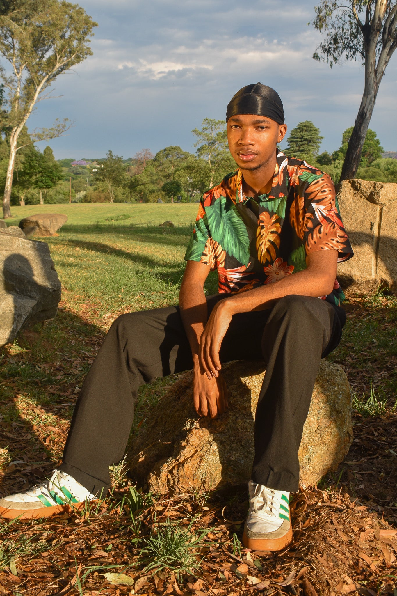 OTD Heritage – Tropical Noir Statement Shirt