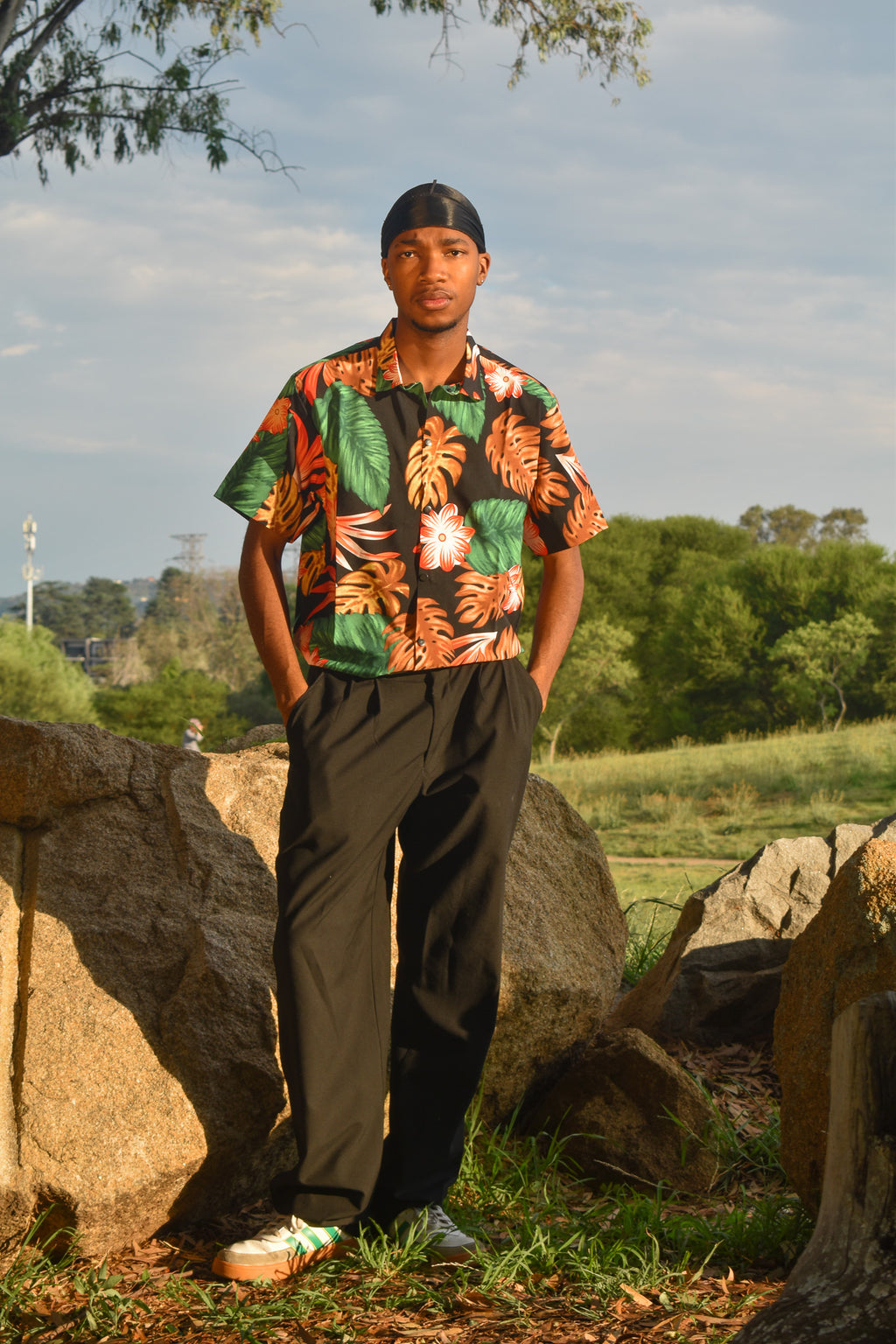 OTD Heritage – Tropical Noir Statement Shirt