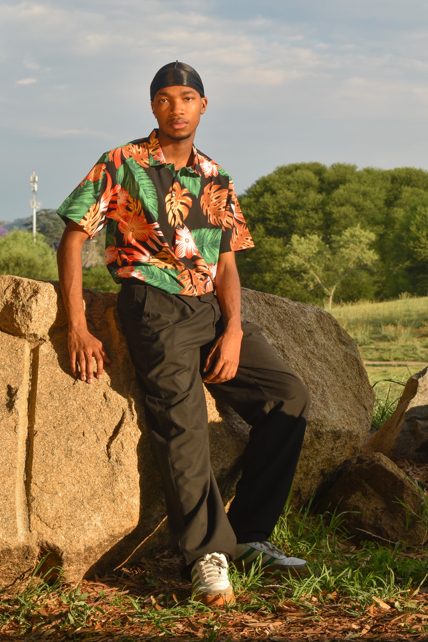 OTD Heritage – Tropical Noir Statement Shirt