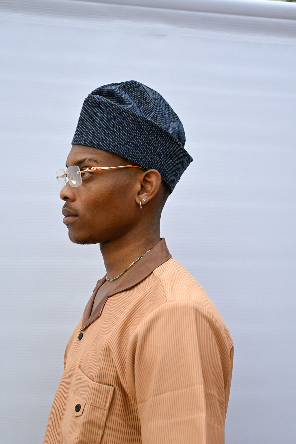 OTD -  Midnight Blue Stripe Cap